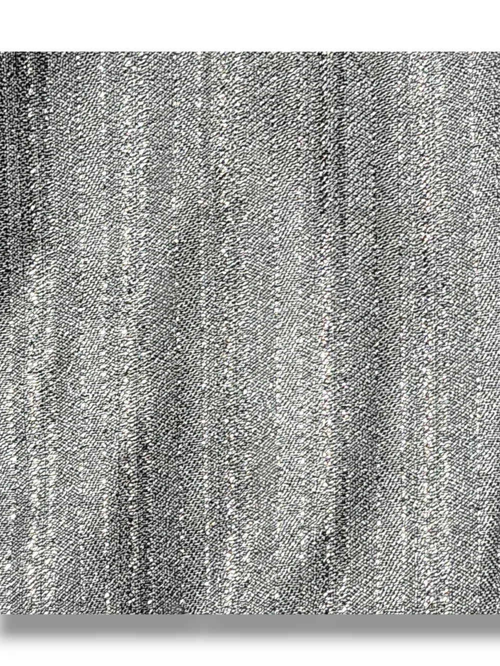 Dolce & Gabbana Dress Pants Metallic Silver Pinstripe Wide Leg Pants Y2K Vintage - Picture 4 of 15